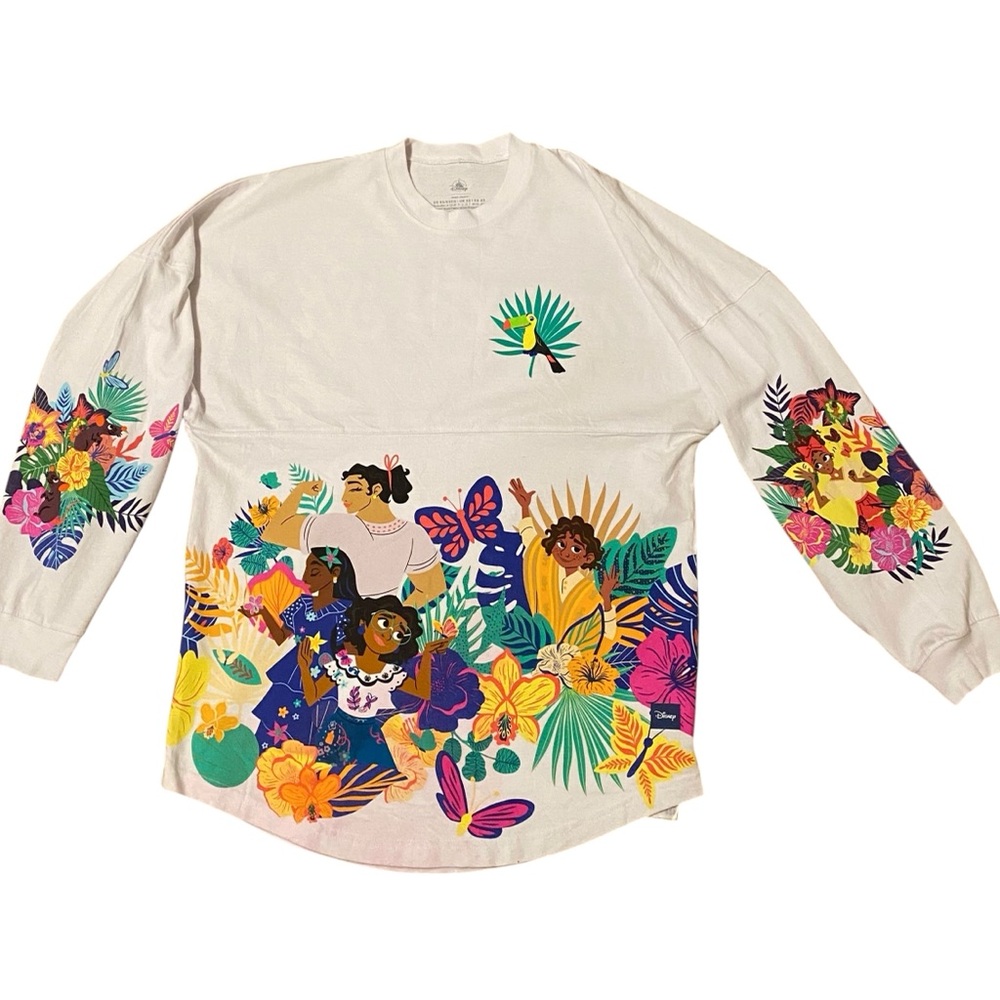 Disney Encanto Spirit Jersey XS Time to Shine Bruno Mirabel Luisa Family White
